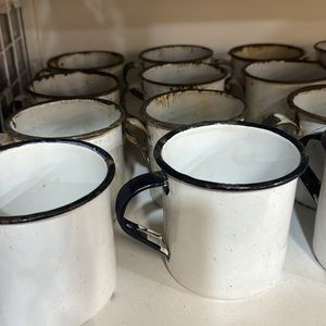 Spura Home Iron Mug Vintage Pot Old Antique Coffee Tea Cup